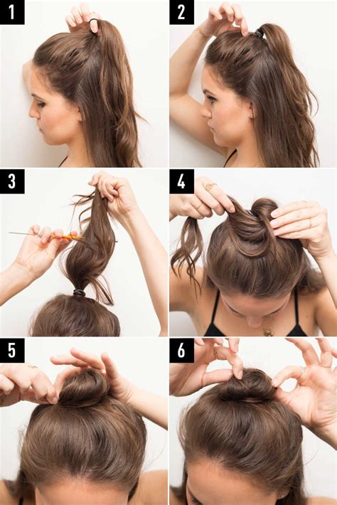 Hair Bun Tutorial Tight