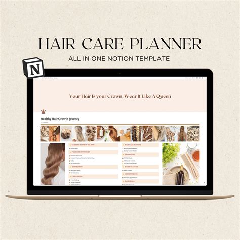Hair Care Routine Notion