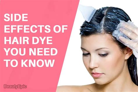 Hair coloring side effects