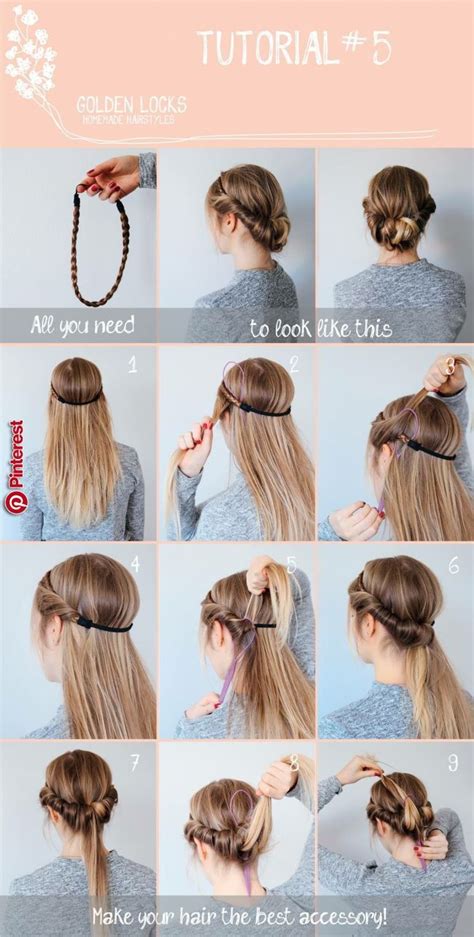 hair styles diy ideas tutorial tutorial pinterest aesthetic