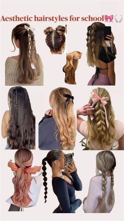 hair styles guide aesthetic examples tutorial examples tutorial DIY