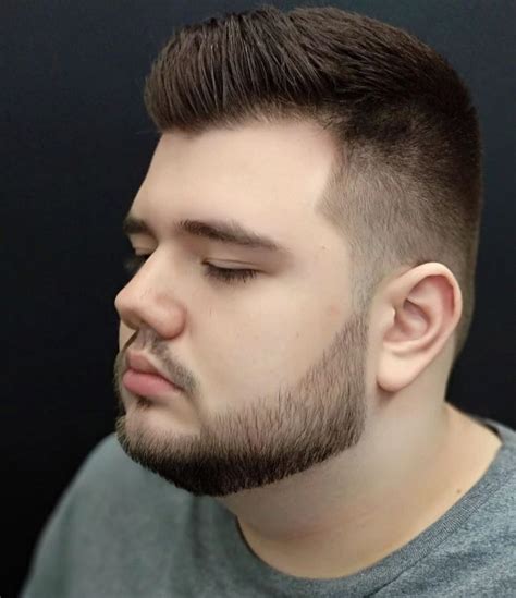 Mens Hairstyles For Fat Guys Fade Haircut