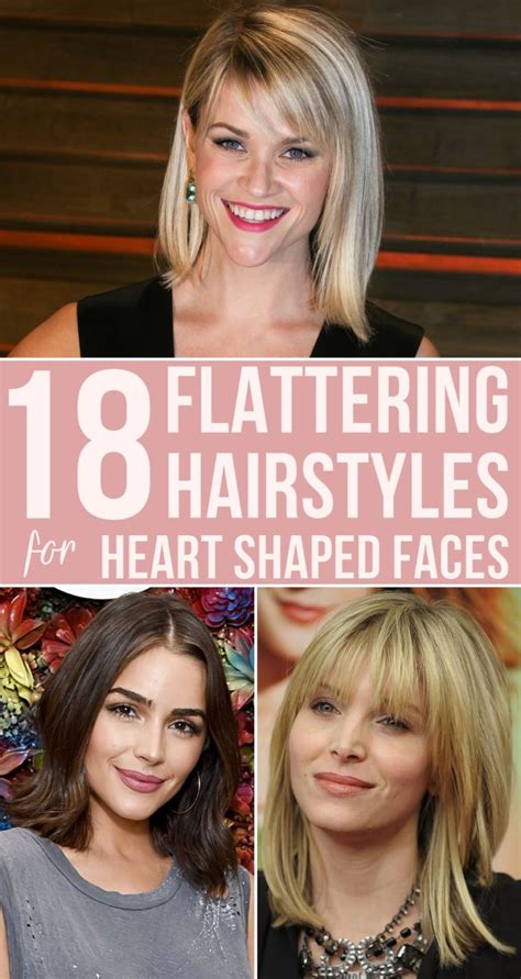 15 Flattering Hairstyles for HeartShaped Faces