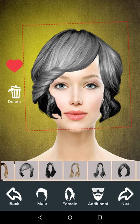 Hairstyle Changer app, virtual makeover women, men APK Download