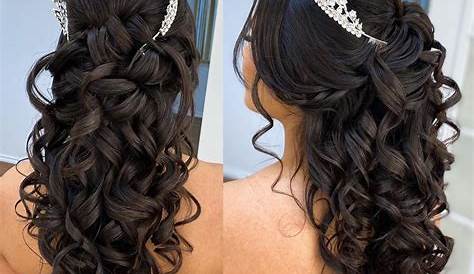 Hairstyles Quince Half Up Half Down anera Cute añera