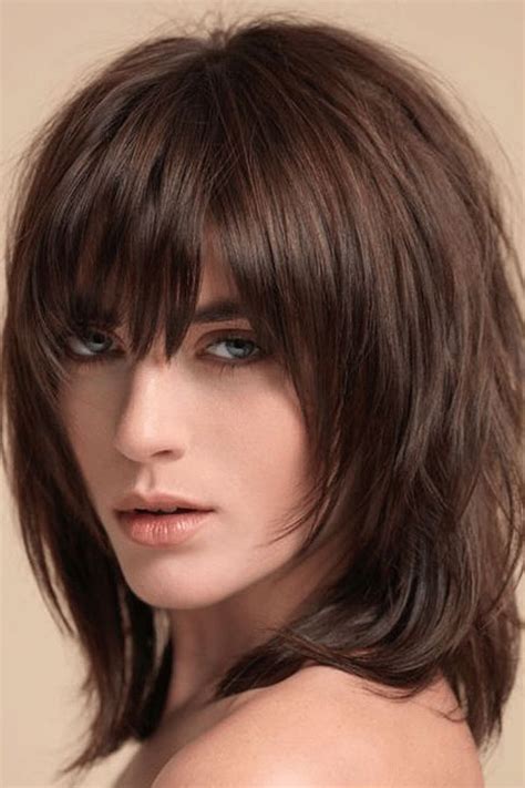  79 Popular Hairstyles For Mid Length Hair With Fringe And Layers Trend This Years