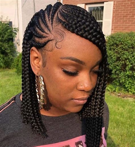 Unique Hairstyles For Short Hair Black Girl Braids With Simple Style