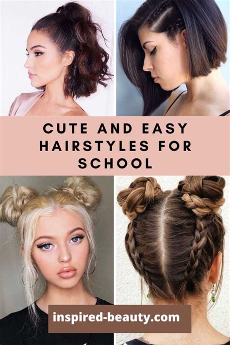 The Hairstyles For Short Hair Easy For School Trend This Years