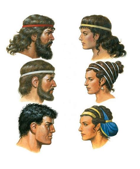 hairstyles from the ancient western cultures