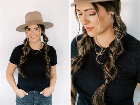 Unique Hairstyles To Wear With A Hat For Work For Long Hair