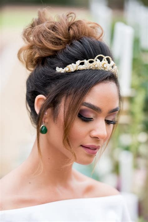 Stunning Hairstyles To Wear With A Tiara Hairstyles Inspiration