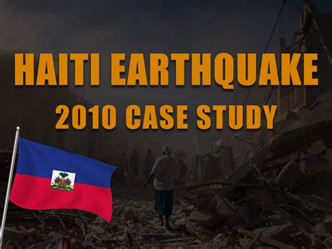 haiti and japan earthquake case study