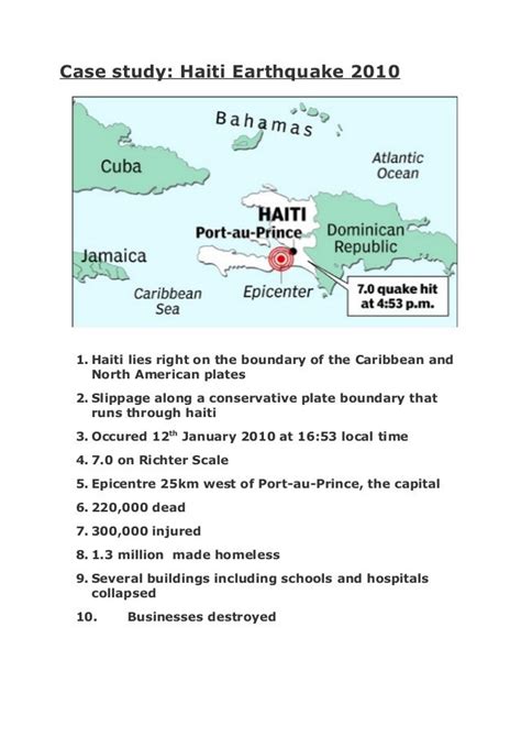haiti case study bbc bitesize