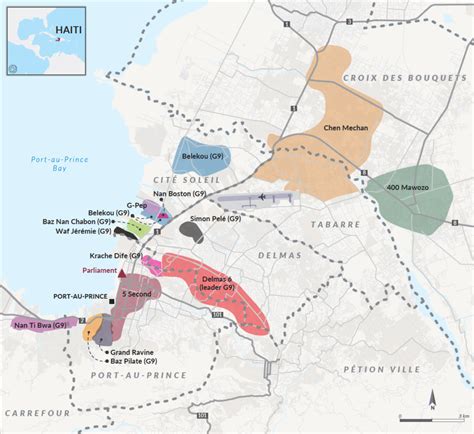 haiti gang war map