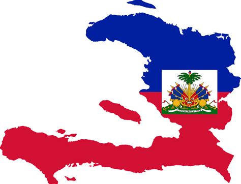 Haiti Map Flag