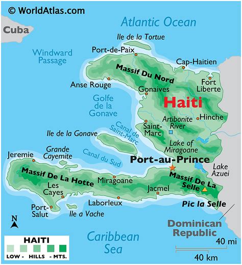 haiti map picture