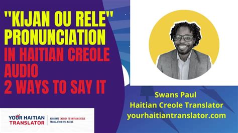 haitian creole audio translator