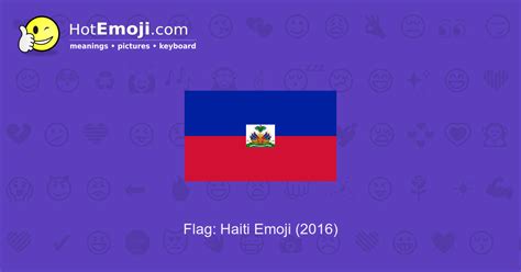 haitian flag emoji meaning