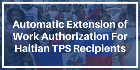 haitian tps automatic extension
