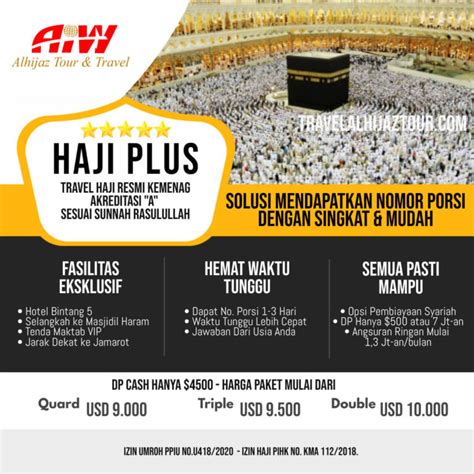 Haji Plus Berapa Lama
