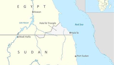 Halaib Triangle Map Wikipedia