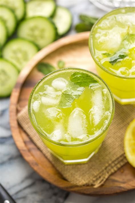 halal lemonade recipe with cucumber