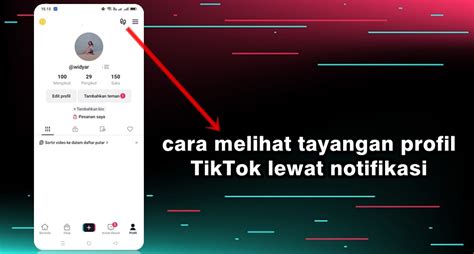icon halaman profil tiktok