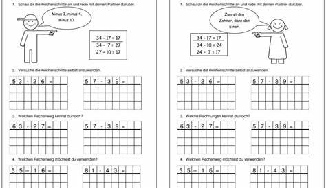 Halbschriftliche Subtraktion (Klasse 2) - mathiki.de | Mathe für