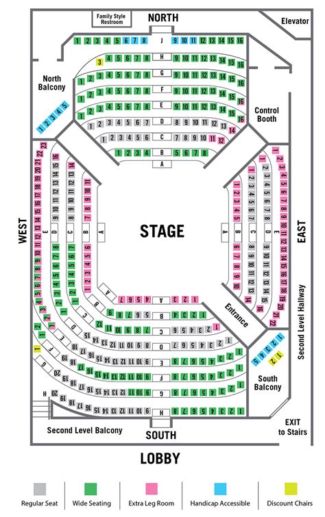 Hale Center Seating Chart