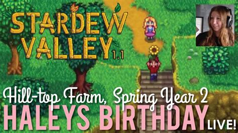haley's birthday stardew valley