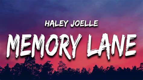 memory lane haley joelle / Ellie Bates cover YouTube