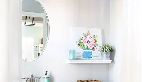 My half bathroom decor inspirations! Perfect for the downstairs