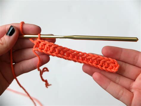 Learn The Linked Half Double Crochet Through The Loop Yarn Craft