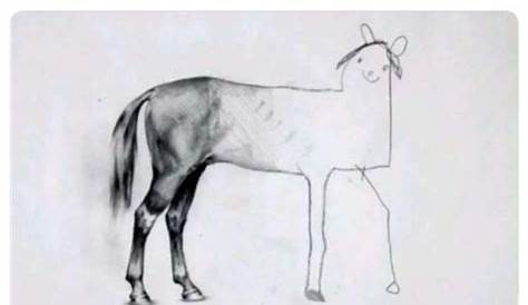 Half Finished Horse Drawing Meme