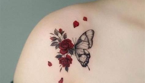 Rose Butterfly Tattoo Designs • Arm Tattoo Sites