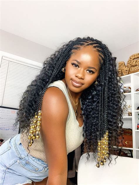 Crochet half up half down Stylish hair, Crochet braids hairstyles