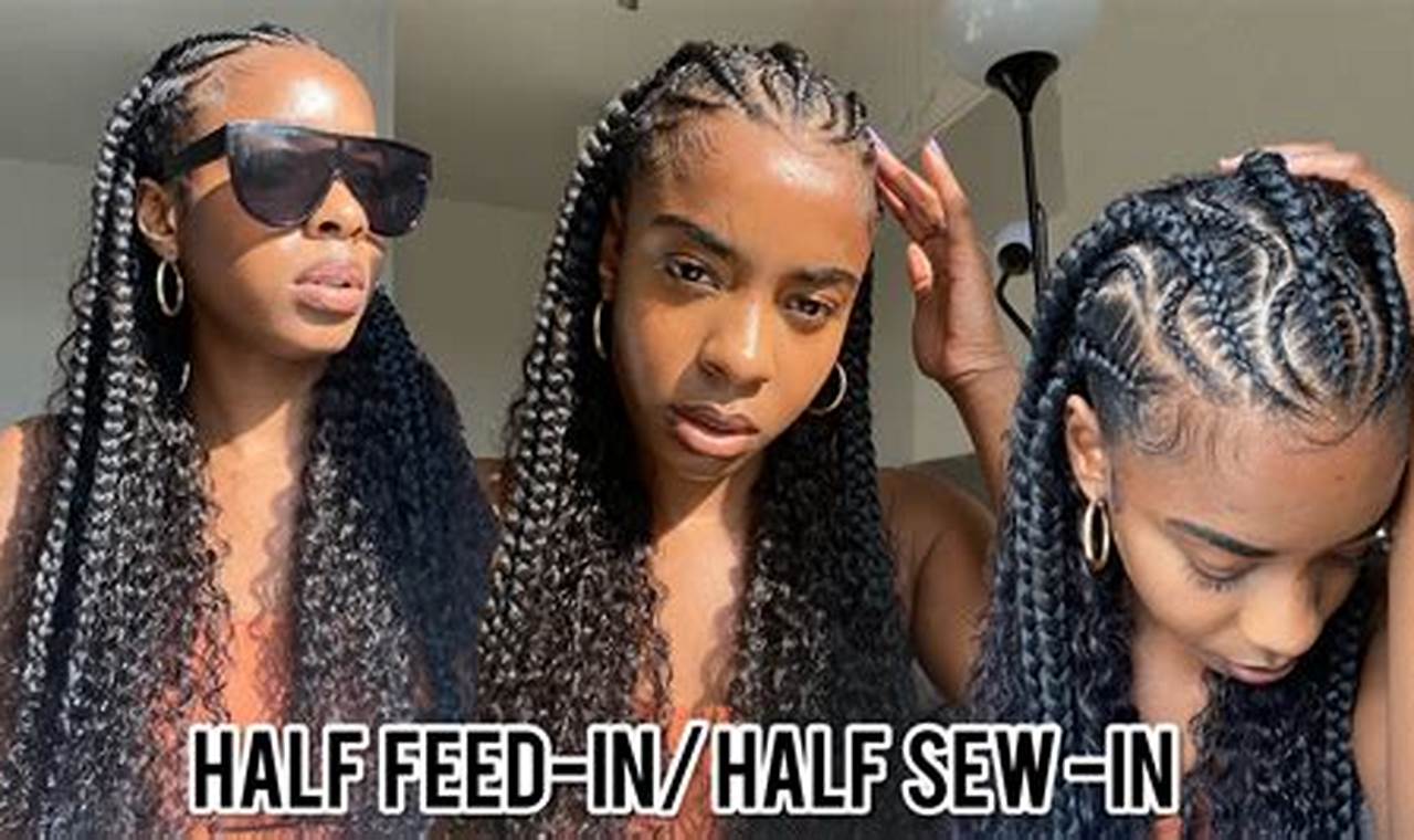 Discover the Allure of Half Up Half Down Fulani Braids