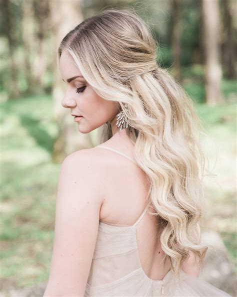 23 Stunning HalfUp, HalfDown Wedding Hairstyles