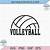 half volleyball svg free