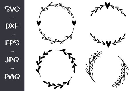 Free SVG Half Wreath Svg 4611+ Crafter Files