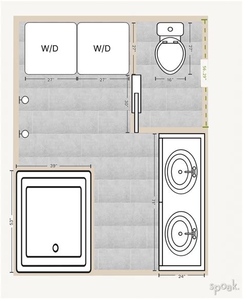 Half Bathroom Plans
