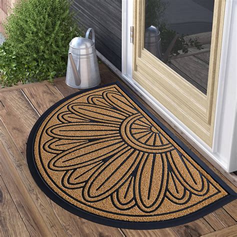 Half Circle Welcome Mat