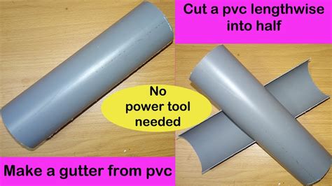 Half Cut Pvc Pipe