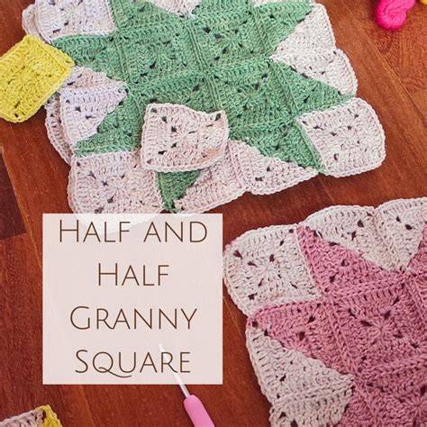 Half Granny Square Crochet Variations