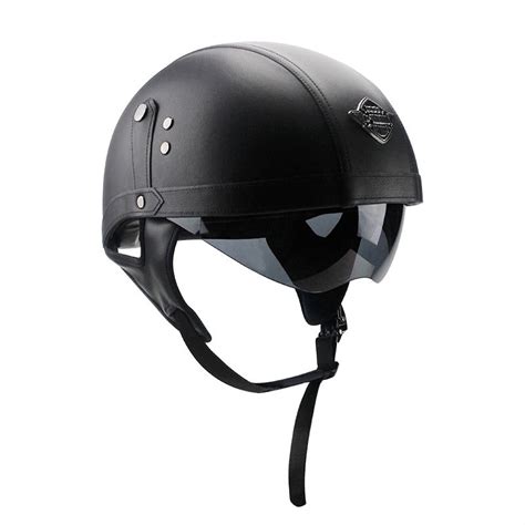 Half Helmet With Retractable Visor