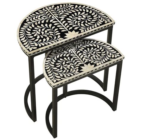 Half Moon Nesting Tables