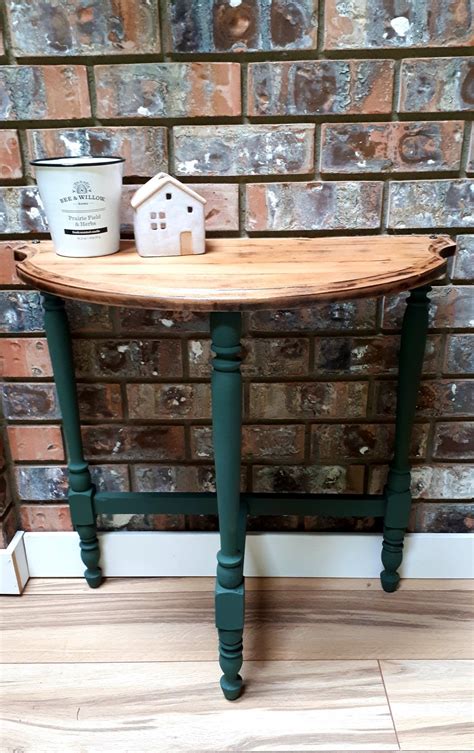 Half Moon Table Refinished