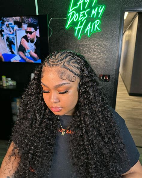 Half Quick Weave Half Braids