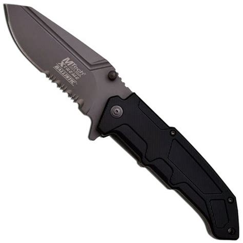 Half Serrated Folding Knife