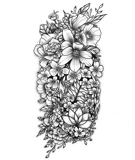 Half Sleeve Pattern Tattoos